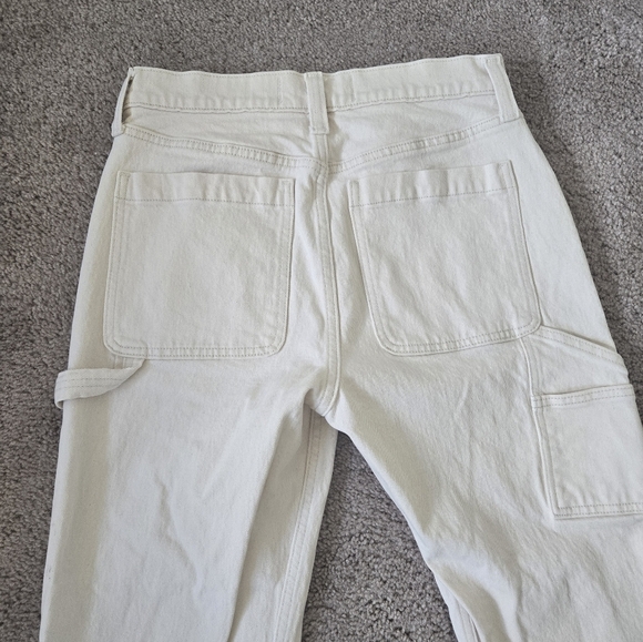 Abercrombie & Fitch Worker Carpenter Rigid Denim Loose Pants size 29×30 … - Picture 9 of 16